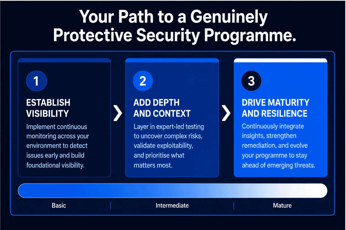 Expert-led testing matching attackers perspective