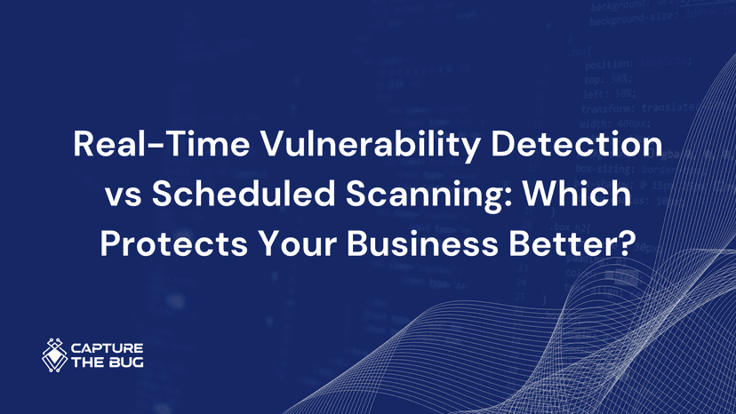 Real Time Vulnerability Detection Vs Scheduled Scanning