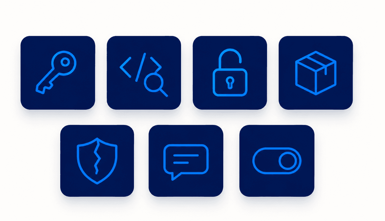 7 security vulnerabilities in AI generated code