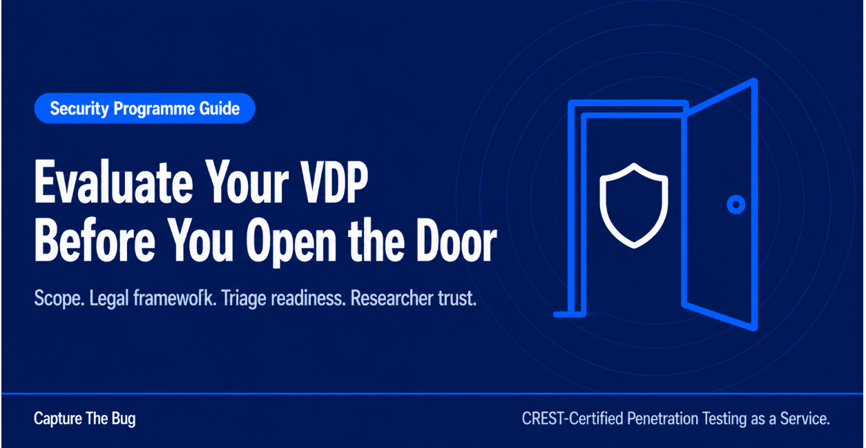 Evaluating your vulnerability disclosure program readiness assessment